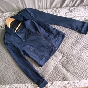 BCBG Suede Moto Jacket XXS-XS